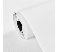 VBNEXYR Papier Peint Autocollant Papier Peint 3D Texturé Boue de Diatomées 50cm×1000cm Épais Et Imperméable Idéal pour La Maison Blanc