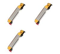Vbsndhbde Aiguiseur de couteaux 4 surfaces avec rails guide et cuir intégré | Compact et léger, cet ensemble tient dans une poche ou un tiroir, prête à l’emploi pour affûter couteaux en cuisine.