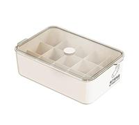 Vbsndhbde Boîte de Rangement Anti-Poussière pour sous-Vêtements Chaussettes | Conçue en plastique robuste avec couvercle et housse anti-poussière; rangez sous-vêtements et chaussettes en toute propreté.