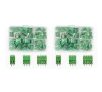 Vbsndhbde Bornier À Vis Pas 2,54 Mm 150 V 6 A 2P 3P 4P Pour Fils 26-18 AWG | Plage -40° à +105°C et matières plastiques+métalliques robustes assurent durabilité en électronique avancé