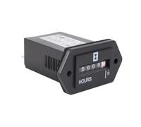 Vbsndhbde Compteur Horaire Mécanique DC10V-80V pour Moteurs et Machines | Compteur horaire mécanique DC10V-80V, plage 0-99999.9 h, étanche poussière et humidité, idéal pour moteurs et bateaux.