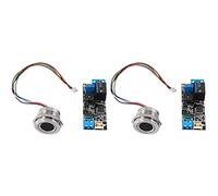Vbsndhbde Contrôle d'Empreintes Digitales 2x Kit DC12V 120 Empreintes R503 | Kit 2x prêt à l'emploi: 120 empreintes, faible consommation, relais ajustable 0,5-13 s, installation pour serrures