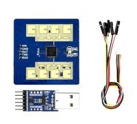 Vbsndhbde Module Détecteur 24 GHz Mouvement Humain - Capteur Distance Ultra | Capteur radar 24 GHz FMCW assure une détection fiable et mesure précise de la distance corporelle, orientation ajustable.