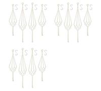 Vbsndhbde Paniers Suspendus Jardinières Corde 12x80/100 cm Ensemble Kit | Lot de 12 paniers suspendus avec 12 crochets, parfait pour suspendre plantes d'intérieur et succulentes; style bohème et chic