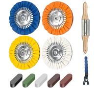 Vbsndhbde Roue polissage métal 6 pouces sans bride Fixation 5/8 arbre