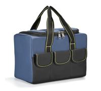 Vbsndhbde Sac à Outils en Tissu Oxford Étanche - Multifonction Électricien | Sac à outils Oxford - Capacité 30% plus grande et accès grâce au design d'ouverture intuitif et pratique