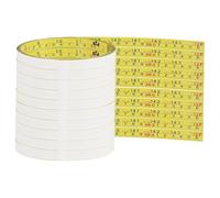 Vbsndhbde Self-Adhesive Measuring Tape 12ft Yellow - 10-Pack Premium Kit | High-visibility yellow tape improves accuracy and visibility on job sites, reducing mistakes during fast measurements.
