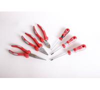 VBW Jeu de pinces 6 pcs Chrome Plus Tournevis Pince combinée Pince coupante de côté