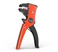 VCELINK Pince à Dénuder Automatique, Pince Coupante Electricien 2 en 1 Noir | Pince Coupante a Denuder Electricien 2 en 1 pour Dénuder et Couper le Fil Electrique, Ajustement de la Longueur des Cables