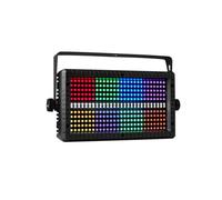 VCHICS Éclairage LED RGB, 60 W Mini LED Strobe RGB 3 en 1 8 partitions + Blanc 8000 K 4 DMX Super Bright DJ Wash Bar Effets d'éclairage de scène