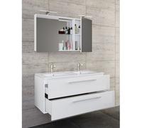 Vcm 3-Pièces Double Lavabo 2 Lavabos Ensemble De Meubles De Salle De Bains Lavabo Budasi Sc 3-Pièces Double Lavabo 2 Lavabos Ensemble De Meubles De Salle De Bains Lavabo Budasi Sc