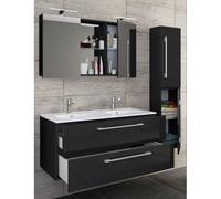 Vcm 4-Pièces Double Lavabo 2 Lavabos Ensemble De Meubles De Salle De Bains Lavabo Budasi Sc 4-Pièces Double Lavabo 2 Lavabos Ensemble De Meubles De Salle De Bains Lavabo Budasi Sc
