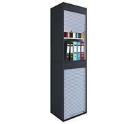 VCM Armoire de bureau en bois Armoire à rideaux Armoire à rideaux Classeur AktosXL Armoire de bureau en bois Armoire à rideaux Armoire à rideaux Classeur AktosXL Noir