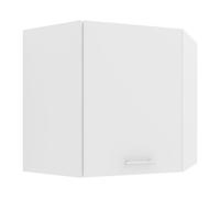 VCM Armoire d'angle Armoire de Cuisine Armoire Suspendue Cuisine Meubles de Cuisine Esilo Armoire d'angle Armoire de Cuisine Armoire Suspendue Cuisine Meubles de Cuisine Esilo Blanc