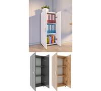 VCM Armoire de bureau Livres Classeur Armoire de meubles de bureau Ulas 3 portes battantes Armoire de bureau Livres Classeur Armoire de meubles de bureau Ulas 3 portes battantes Gris