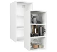 VCM Armoire de cuisine Largeur 30 cm Armoire suspendue Cuisine Meubles de cuisine Étagère murale Esilo Blanc