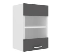 VCM Armoire de cuisine Largeur 40 cm Mat Porte en verre Armoire suspendue Cuisine Meubles de cuisine Esilo Multicolore