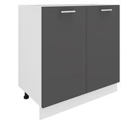 VCM Armoire de cuisine Largeur 80 cm Portes battantes Meuble bas de cuisine Esilo Armoire de cuisine Largeur 80 cm Portes battantes Meuble bas de cuisine Esilo Multicolore