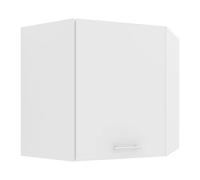 VCM Armoire d'angle Armoire de Cuisine Armoire Suspendue Cuisine Meubles de Cuisine Esilo Armoire d'angle Armoire de Cuisine Armoire Suspendue Cuisine Meubles de Cuisine Esilo Blanc