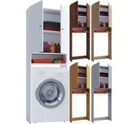 VCM Armoire en bois pour machine à laver Armoire pour machine à laver Lona Armoire en bois pour machine à laver Armoire pour machine à laver Lona Blanc
