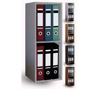 VCM Bois Bureau Stand Étagère Livres Classeurs Étagère à dossiers Étagère à livres Offas 2f Bois Bureau Stand Étagère Livres Classeurs Étagère à dossiers Étagère à livres Offas 2f Brun