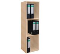 VCM Bois Bureau Stand Étagère Livres Classeurs Étagère à dossiers Étagère à livres Offas 3f Bois Bureau Stand Étagère Livres Classeurs Étagère à dossiers Étagère à livres Offas 3f Brun