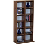 VCM Bois CD DVD Stand Étagère Rangement Étagère sur pied Milano Bois CD DVD Stand Étagère Rangement Étagère sur pied Milano Brun
