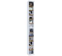 VCM Bois CD DVD Stand Rangement Étagère sur pied Bibliothèque Déco Étagère Bigol Bois CD DVD Stand Rangement Étagère sur pied Bibliothèque Déco Étagère Bigol Multicolore