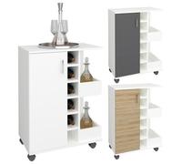 VCM Bois Chariot de cuisine Chariot de service Tablette roulante Roulettes Bouteilles de vin Esilo M Bois Chariot de cuisine Chariot de service Tablette roulante Roulettes Bouteilles de vin Esilo M Mu