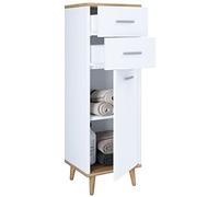 VCM Bois Highboard étroit Commode Portes battantes Tiroir Lindas Bois Highboard étroit Commode Portes battantes Tiroir Lindas Multicolore