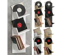 VCM Bois Livres Disques LP Étagère suspendue Étagère murale Deko Étagère Sulda Bois Livres Disques LP Étagère suspendue Étagère murale Deko Étagère Sulda Brun
