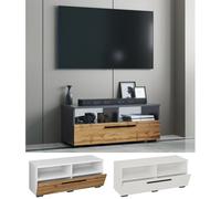 Vcm Bois Tv Lowboard Meuble Armoire Tv Table Console Table Tv Arila Xl Bois Tv Lowboard Meuble Armoire Tv Table Console Table Tv Arila Xl