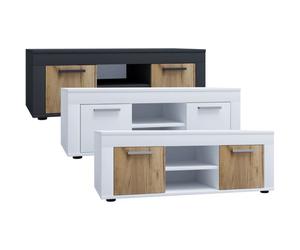 VCM Bois TV Lowboard Meuble Meuble TV Table Console Table TV Largeur 102 cm Usilo L Bois TV Lowboard Meuble Meuble TV Table Console Table TV Largeur 102 cm Usilo L Blanc