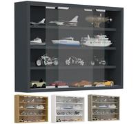 Vcm Bois Verre Suspendu Vitrine Murale Collectionneur Vitrine Agisa M
