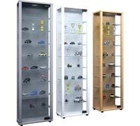 VCM Bois verre vitrine de collection vitrine de verre vitrine stand vitrine Edana Maxi Bois verre vitrine de collection vitrine de verre vitrine stand vitrine Edana Maxi Brun