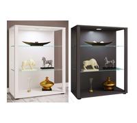 VCM Bois verre vitrine de collection vitrine de verre vitrine stand vitrine Glasol L Bois verre vitrine de collection vitrine de verre vitrine stand vitrine Glasol L Blanc