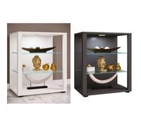 VCM Bois verre vitrine de collection vitrine de verre vitrine stand vitrine Glasol S Bois verre vitrine de collection vitrine de verre vitrine stand vitrine Glasol S Blanc