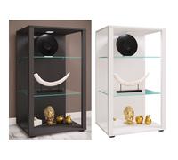 VCM Bois verre vitrine de collection vitrine de verre vitrine stand vitrine Glasol XL Bois verre vitrine de collection vitrine de verre vitrine stand vitrine Glasol XL Blanc