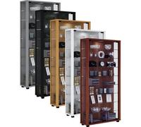 VCM Bois verre vitrine de collection vitrine de verre vitrine stand vitrine Lumo Maxi Bois verre vitrine de collection vitrine de verre vitrine stand vitrine Lumo Maxi Blanc