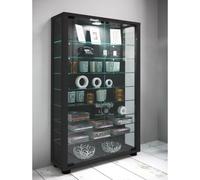 VCM Bois verre vitrine de collection vitrine de verre vitrine stand vitrine Lumo Mini Bois verre vitrine de collection vitrine de verre vitrine stand vitrine Lumo Mini Noir