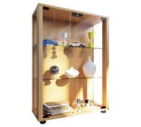 VCM Bois verre vitrine de collection vitrine en verre vitrine stand vitrine Sintalo Bois verre vitrine de collection vitrine en verre vitrine stand vitrine Sintalo Brun