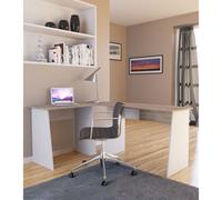 Vcm Bureau D'angle En Bois Bureau D'angle Bureau De Travail Table D'ordinateur Masola Bureau D'angle En Bois Bureau D'angle Bureau De Travail Table D'ordinateur Masola