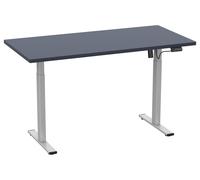 VCM Bureau électrique réglable Lona (anthracite/argent, 160 x 80 cm)