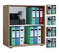 VCM Bureau en bois Étagère à livres Étagère à dossiers Étagère à classeurs Étagère à livres Lona 2f Bureau en bois Étagère à livres Étagère à dossiers Étagère à classeurs Étagère à livres Lona 2f Gris