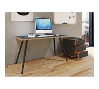 Vcm Bureau Table D'ordinateur Table De Bureau Skandanivic Retro Look Salia 138x50 Cm Bureau Table D'ordinateur Table De Bureau Skandanivic Retro Look Salia 138x50 Cm