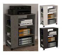 Vcm Caisson Roulant Caisson D'appoint Caisson De Bureau Roulettes Armoire D'imprimante Roulettes Tilus