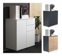 Vcm Commode En Bois Sideboard Highboard Armoire Dalosa 2 Tiroirs Portes Battantes Commode En Bois Sideboard Highboard Armoire Dalosa 2 Tiroirs Portes Battantes