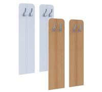 VCM Ensemble en bois Meubles d'entrée Garde-robe Patères Panneau de vestiaire Balia Brun