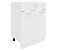 VCM Armoire de cuisine Largeur 60 cm Tiroir Meuble bas Cuisine Meubles de cuisine Esilo Armoire de cuisine Largeur 60 cm Tiroir Meuble bas Cuisine Meubles de cuisine Esilo Blanc