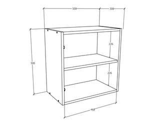 VCM Étagère murale en bois Étagère suspendue Armoire murale Cube de rangement Arila M Étagère murale en bois Étagère suspendue Armoire murale Cube de rangement Arila M Brun